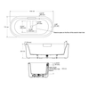 KOHLER VOLUTE 2.0 OVAL1.7M FS CAST IRON BATH 40564T-0