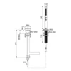 KOHLER COMPONENTS SHOWER WITH CONTROL 77989T-8A-PGP POLISHED GRAPHITE
