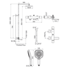 KOHLER COMPOSED DIRECT CONNECTION THERMOSTATIC 73111T-B7-BRT BRUSHED TITANIUM