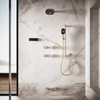 KOHLER STATEMENT ROUND DEEPMSG BODY SPRAY 26299T-2MB BRUSHED MODERNE BRASS
