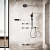 KOHLER STATEMENT ROUND DEEPMSG BODY SPRAY 26299T-BL MATTE BLACK