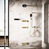 KOHLER STATEMENT OBLONG VICHY BODY SPRAY 26300T-2MB BRUSHED MODERNE BRASS