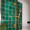 KOHLER STATEMENT 80CM SLIDEBAR W/SUPPLY 26314T-2MB BRUSHED MODERNE BRASS