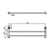 KOHLER JULY 24" DOUBLE TOWEL BAR 45397T-CP POLISHED CHROME