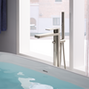 KOHLER PARALLEL FREESTANDING BATH FILLER 23492T-4-BN BRUSHED NICKEL