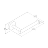 KOHLER ELATE TOILET ROLL HOLDER 27292-CP POLISHED CHROME