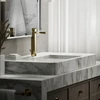 KOHLER PARALLEL TALL LAVATORY FAUCET 23475T-4-AF FRENCH GOLD
