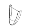 KOHLER PEE COVER FOR STRUKTURA WH URINAL 705225ID-0