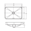 KOHLER FOREFRONT VESSEL LAVATORY, RGD 28729T-RGD ROSE GOLD