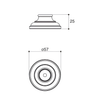 KOHLER ARTIFACTS SLIDE BAR TRIM 72799T-CP POLISHED CHROME
