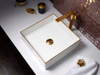 KOHLER MICA SQUARE VESSEL?GOLDEN 77674T-PD2-0