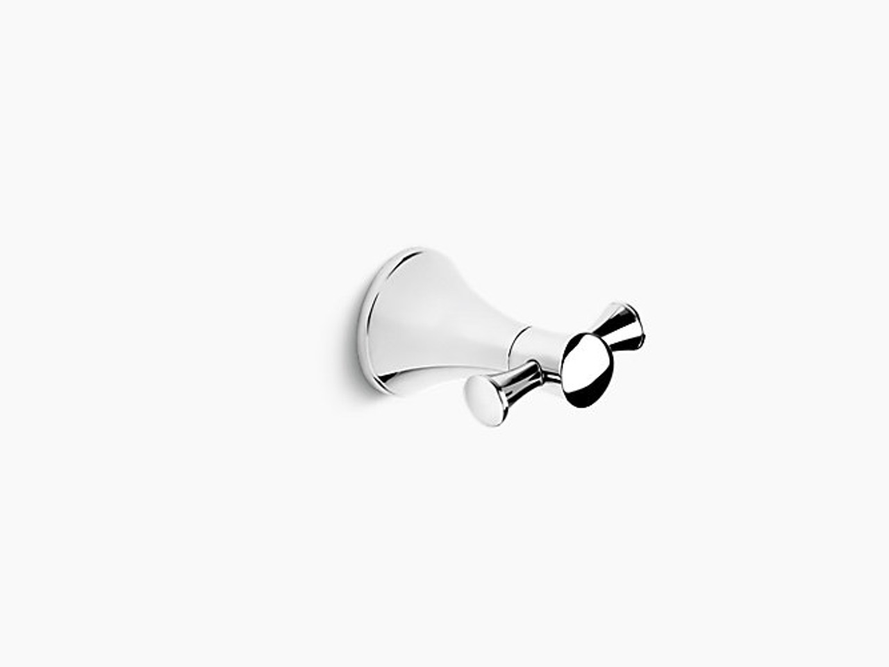 KOHLER Kumin Double Robe Hook, K-97897T-CP