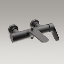 KOHLER ALEO WALL-MOUNT B/S FAUCET 72282T-4-BL MATTE BLACK KOHLER ALEO WALL-MOUNT B/S FAUCET 72282T-4-BL MATTE BLACK