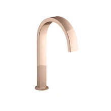 KOHLER COMPONENTS LAVATORY SPOUT (W/O HANDLES) WITH CLICK DRAIN - RIBBON 77968T-RGD ROSE GOLD