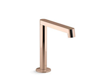 COMPONENTS LAVATORY SPOUT (W/O HANDLES) WITH CLICK DRAIN - ROW 77969T-RGD ROSE GOLD COMPONENTS LAVATORY SPOUT (W/O HANDLES) WITH CLICK DRAIN - ROW 77969T-RGD ROSE GOLD