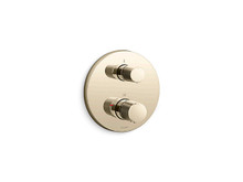 MODULO RECESSED THERMOSTATIC B/S TRIM & VALVE-OYL 78024T-8-2MB BRUSHED MODERNE BRASS MODULO RECESSED THERMOSTATIC B/S TRIM & VALVE-OYL 78024T-8-2MB BRUSHED MODERNE BRASS