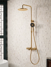 OCCASION 3 WAY TH SHOWER COLUMN EX27033T-9-2MB BRUSHED MODERNE BRASS OCCASION 3 WAY TH SHOWER COLUMN EX27033T-9-2MB BRUSHED MODERNE BRASS