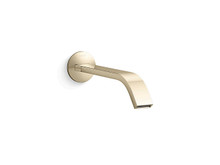 KOHLER COMPONENTS WALL MOUNTED LAVATORY SPOUT-RIBBON 23888T-AF FRENCH GOLD KOHLER COMPONENTS WALL MOUNTED LAVATORY SPOUT-RIBBON 23888T-AF FRENCH GOLD
