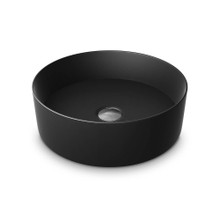 KOHLER MICA ROUND VESSEL LAVATORY 16" HONED BLACK 90012T-HB1 KOHLER MICA ROUND VESSEL LAVATORY 16" HONED BLACK 90012T-HB1