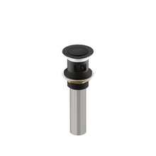 KOHLER CLICK DRAIN W/ BUILT-IN STOPPER (PROJECT PACK) 7119T-BL MATTE BLACK