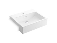 KOHLER LADENA SEMI-RECESSED LAVATORY  1 HOLE 72907K-1-0