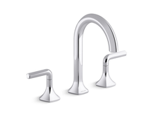 KOHLER OCCASION WIDESPREAD LAVATORY C SPOUT W /LEVER HANDLES EX27100T-4-CP POLISHED CHROME KOHLER OCCASION WIDESPREAD LAVATORY C SPOUT W /LEVER HANDLES EX27100T-4-CP POLISHED CHROME