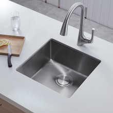 KOHLER PROLOGUE R10 S SGL SR/UC SINK,H,NA SQUARE 23014T-H-NA