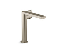 KOHLER COMPOSED TALL LAVATORY FAUCET - SIDE LEVER HANDLE 73168T-4-BV BRUSHED BRONZE