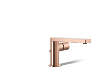 KOHLER COMPOSED LAVATORY FAUCET - SIDE HANDLE 73050T-B7-RGD ROSE GOLD