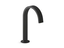KOHLER COMPONENTS LAVATORY SPOUT (W/O HANDLES) WITH CLICK DRAIN - RIBBON 77968T-BL MATTE BLACK