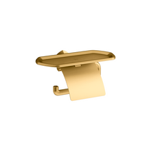 KOHLER OCCASION COVERED TP HOLDER W/ TRAY EX27068T-2MB BRUSHED MODERNE BRASS