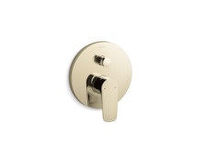 KOHLER MODULO RECESSED B/S VALVE & TRIM - ORGANIC 99721T-B4-AF FRENCH GOLD