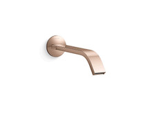 KOHLER COMPONENTS WALL MOUNTED LAVATORY SPOUT-RIBBON 23888T-RGD ROSE GOLD KOHLER COMPONENTS WALL MOUNTED LAVATORY SPOUT-RIBBON 23888T-RGD ROSE GOLD