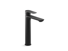 KOHLER ALEO S TALL SINGLE HANDLE LAVATORY FAUCET 25103T-4-BL MATTE BLACK KOHLER ALEO S TALL SINGLE HANDLE LAVATORY FAUCET 25103T-4-BL MATTE BLACK