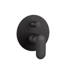 KOHLER 40MM RECESSED BATH SHOWER TRIM - ROUND 26476T-4-BL MATTE BLACK