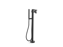 KOHLER COMPOSED FREE-STANDING BATH FAUCET 73087T-B4-BL MATTE BLACK KOHLER COMPOSED FREE-STANDING BATH FAUCET 73087T-B4-BL MATTE BLACK