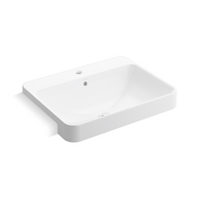 KOHLER FOREFRONT RECTANGULAR SEMI-RECESSED LAVATORY 1 HOLE 11479K-VC1-0