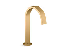 KOHLER COMPONENTS LAVATORY SPOUT (W/O HANDLES) WITH CLICK DRAIN - RIBBON 77968T-2MB BRUSHED MODERNE BRASS KOHLER COMPONENTS LAVATORY SPOUT (W/O HANDLES) WITH CLICK DRAIN - RIBBON 77968T-2MB BRUSHED MODERNE BRASS