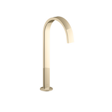KOHLER COMPONENTS TALL LAVATORY SPOUT (W/O HANDLES) WITH CLICK DRAIN - RIBBON 77966T-AF FRENCH GOLD