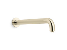 KOHLER WALL MOUNT SHOWER ARM, 19" 15397T-B-AF FRENCH GOLD