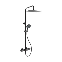 KOHLER ALEO TH 3-WAY SHOWER COLUMN (RE-HEAD) 34699T-9-BL MATTE BLACK