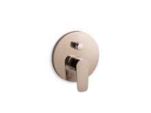 KOHLER MODULO RECESSED B/S VALVE & TRIM - ORGANIC 99721T-B4-RGD ROSE GOLD