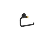 KOHLER OCCASION TOWEL RING EX27063T-BMB MATT BLACK + BRUSHED MODERNE BRASS