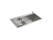 KOHLER MALLECO SGL SR/UC SINK,2PD,NA 31" SINGLE 21919T-2PD-NA