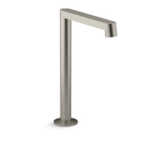 COMPONENTS TALL LAVATORY SPOUT (W/O HANDLES) WITH CLICK DRAIN - ROW 23887T-BN BRUSHED NICKEL COMPONENTS TALL LAVATORY SPOUT (W/O HANDLES) WITH CLICK DRAIN - ROW 23887T-BN BRUSHED NICKEL