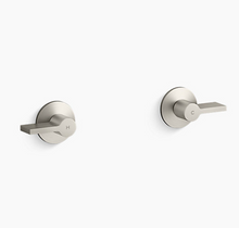 KOHLER COMPONENTS WALL MOUNTED LAVATORY HANDLE- LEVER 77981T-4-BN BRUSHED NICKEL KOHLER COMPONENTS WALL MOUNTED LAVATORY HANDLE- LEVER 77981T-4-BN BRUSHED NICKEL