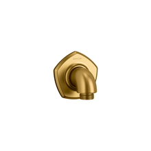 KOHLER OCCASION WALL MOUNT HANDSHOWER SUPPLY ELBOW EX27053T-2MB BRUSHED MODERNE BRASS