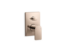 KOHLER MODULO RECESSED B/S TRIM AND VALVE- COMP 73108T-B4-RGD ROSE GOLD