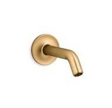 KOHLER SHOWER ARM W/ ROUND FLANGE 11626T-2MB BRUSHED MODERNE BRASS KOHLER SHOWER ARM W/ ROUND FLANGE 11626T-2MB BRUSHED MODERNE BRASS