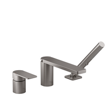KOHLER PARALLEL 3H DM BATH FCT WITH HANDSHOWER  23488T-4-BRT VIBRANT BRUSHED TITANIUM